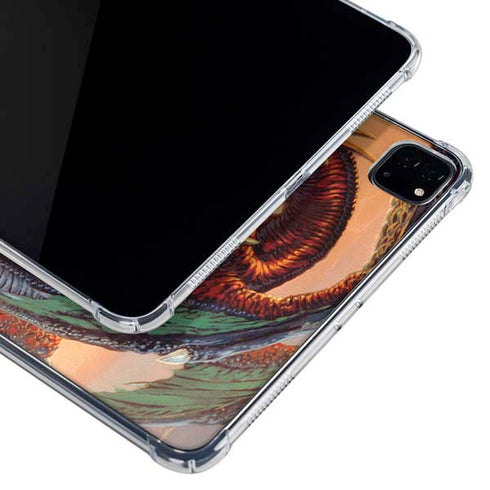 Bravery Misplaced Dragon and Knight by Ed Beard Jr iPad Cases